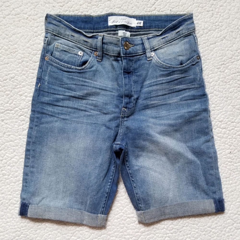 H&M Bermuda denim shorts NWOT